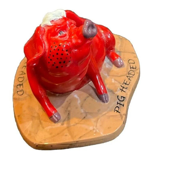 Pig Headed Invasion Collectible Figurine Farm Anthropomorphic Decor 2001 - Picture 3 of 7